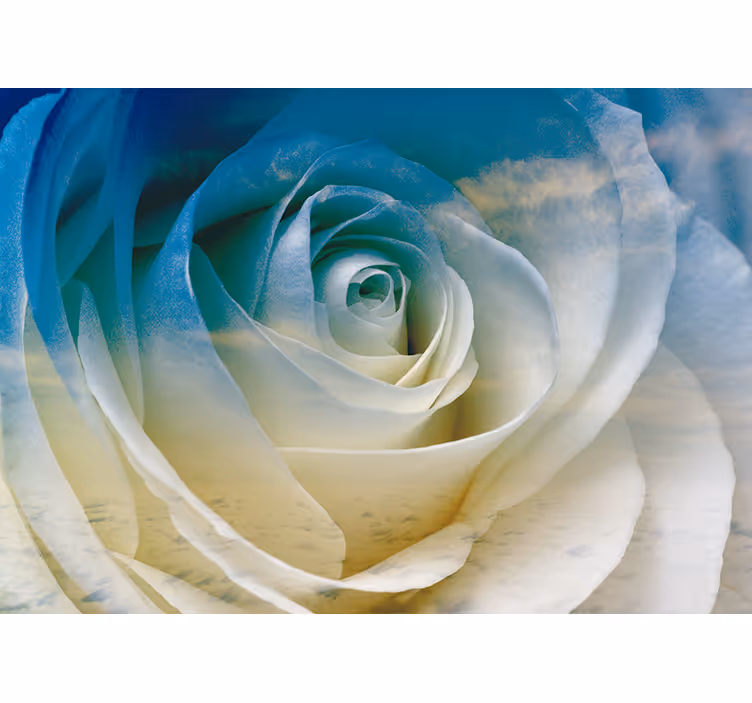 Mural de pared flores elegancia de rosas - TenVinilo