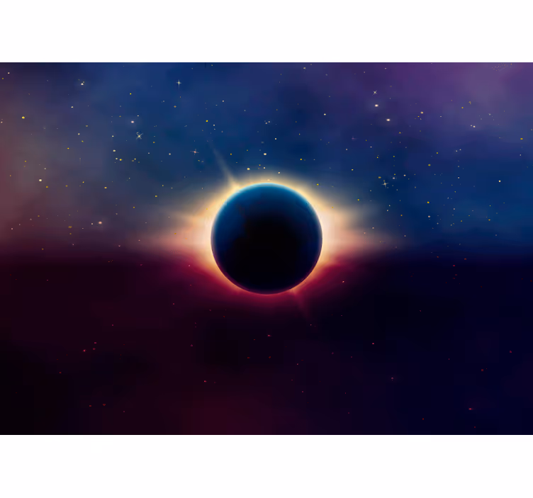 Fotomural espacio presencia de eclipse - TenVinilo