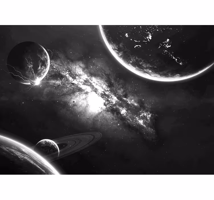 Fotomural espacio exploración de galaxias - TenVinilo