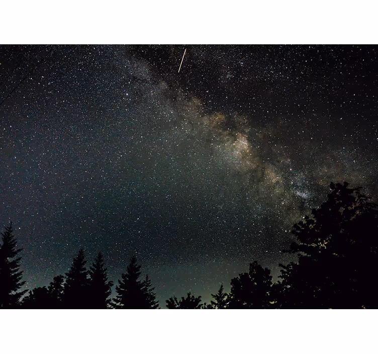 Fotomural espacio paisaje nocturno celestial - TenVinilo