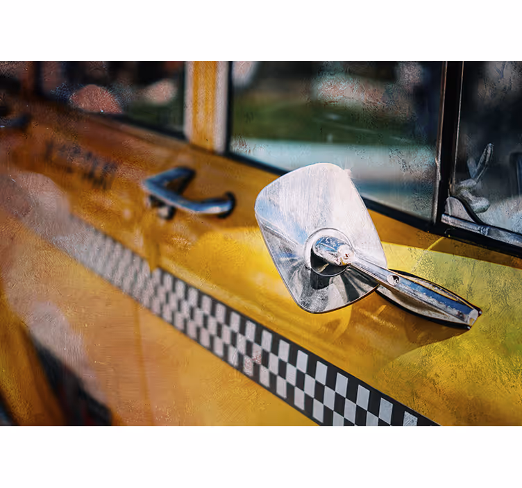 Fotomural nueva york taxi amarillo icónico - TenVinilo
