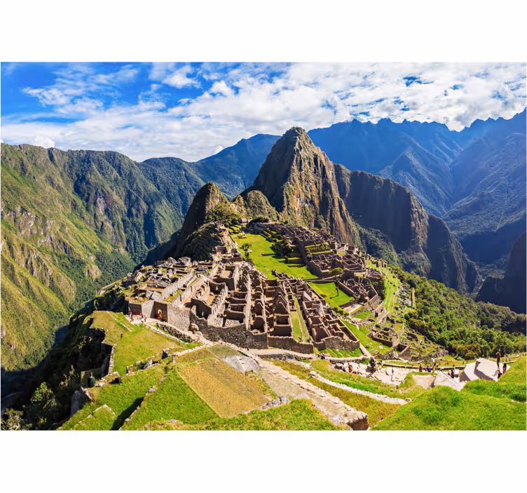 Fotomural ciudad paisaje de machu picchu - TenVinilo