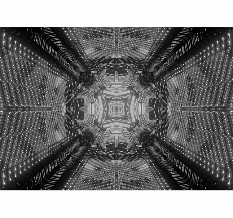 Fotomural abstracto patrones geométricos complejos - TenVinilo