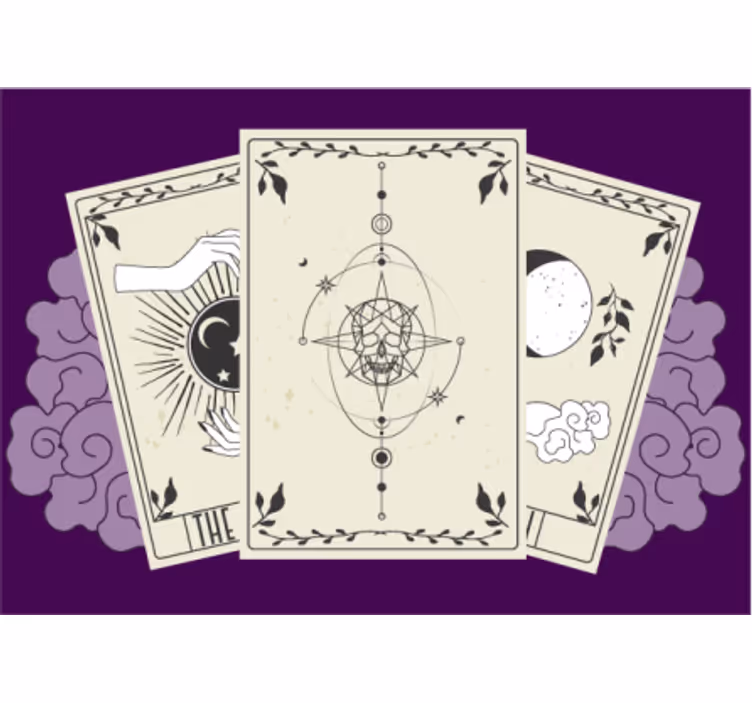 Fotomural frase resumen de la carta del tarot - TenVinilo