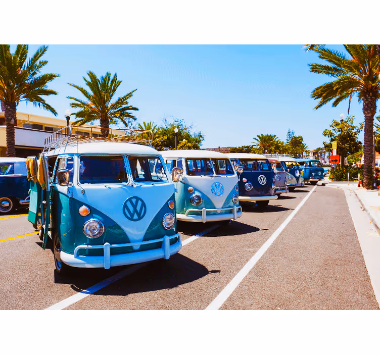 Fotomural vehículo volkswagen clásico - TenVinilo