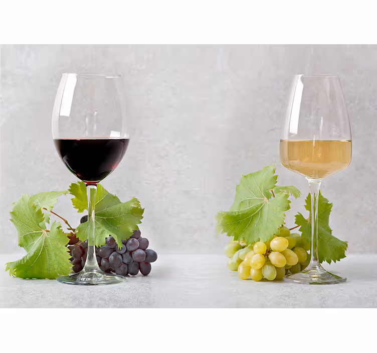 Murales para cocina vino tinto y blanco - TenVinilo