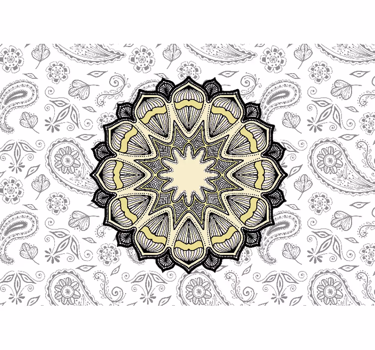Fotomural mandala motivo mandala elaborado - TenVinilo