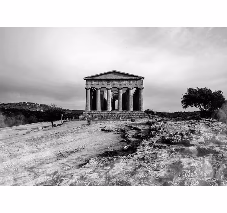 Fotomural arte clásico estructura histórica del templo - TenVinilo