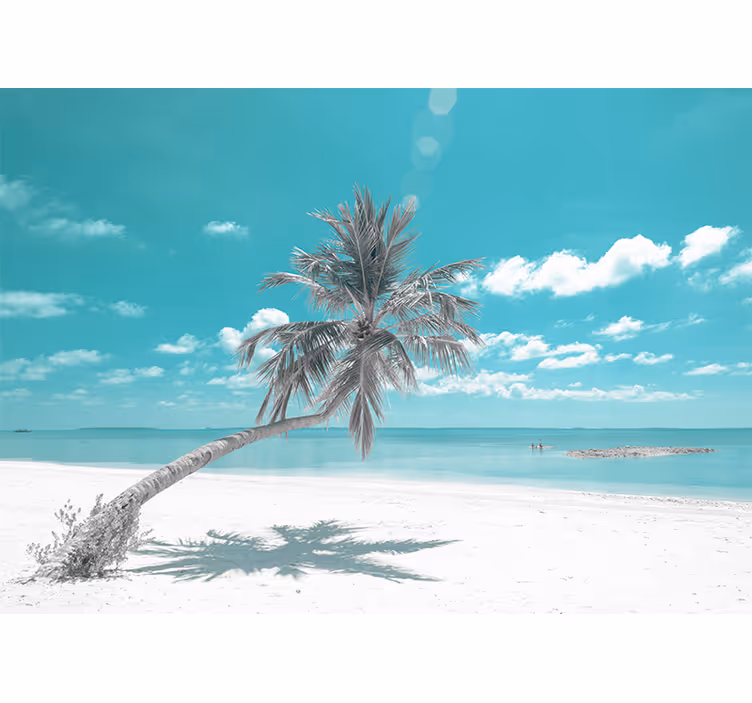 Fotomural mar paraíso de playa tropical - TenVinilo