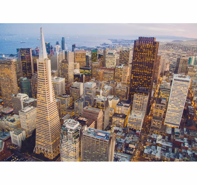 Fotomural ciudad san francisco horizonte - TenVinilo