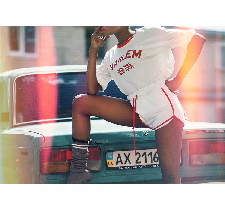 Fotomural gente pose estilo harlem - TenVinilo