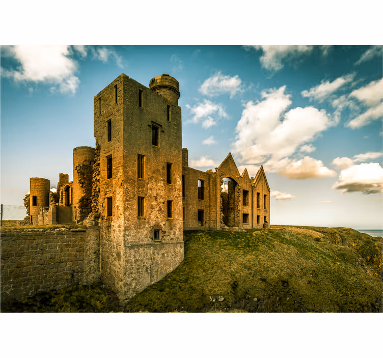 Fotomural irlanda fortaleza de piedra histórica - TenVinilo