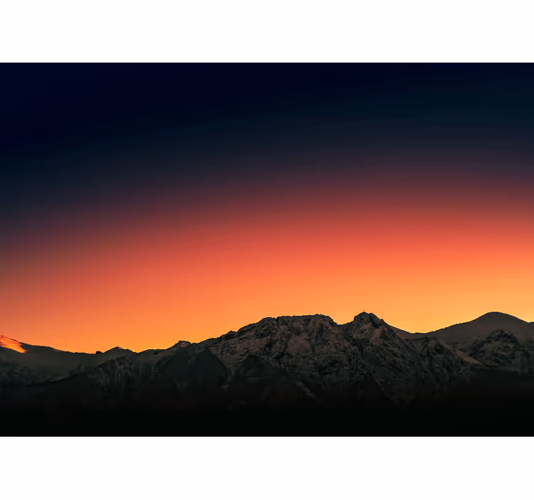 Fotomural montañas crepúsculo majestuoso - TenVinilo
