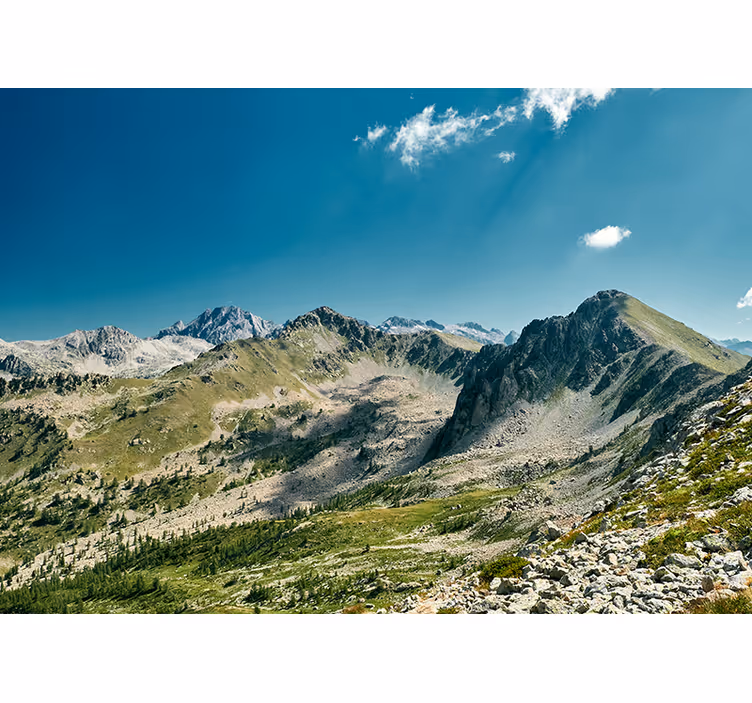 Papel pintado paisaje vista de la gran cordillera - TenVinilo
