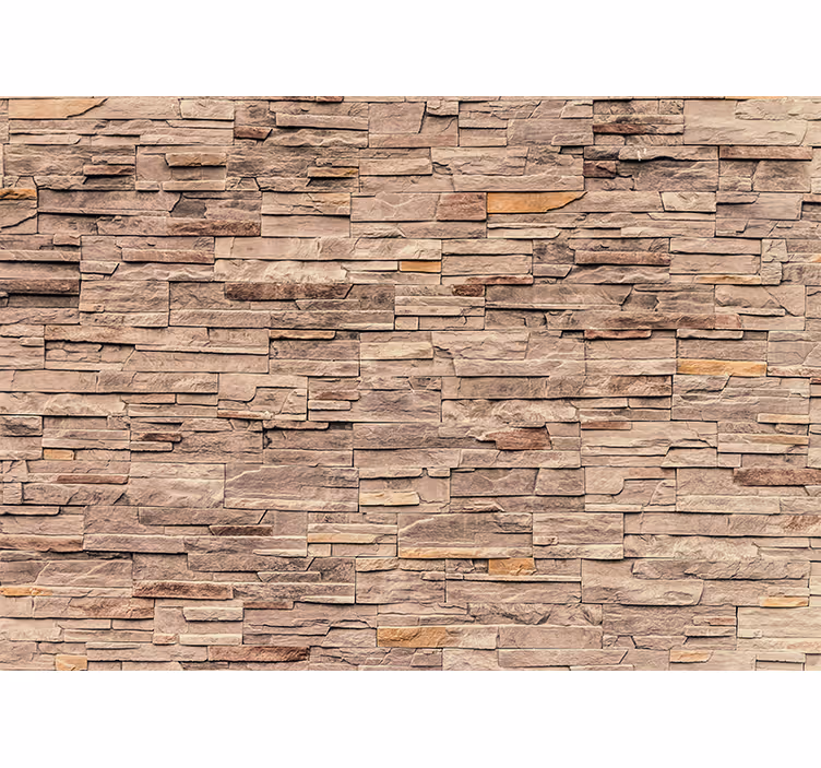 Mural de pared piedra patrón de piedra natural - TenVinilo