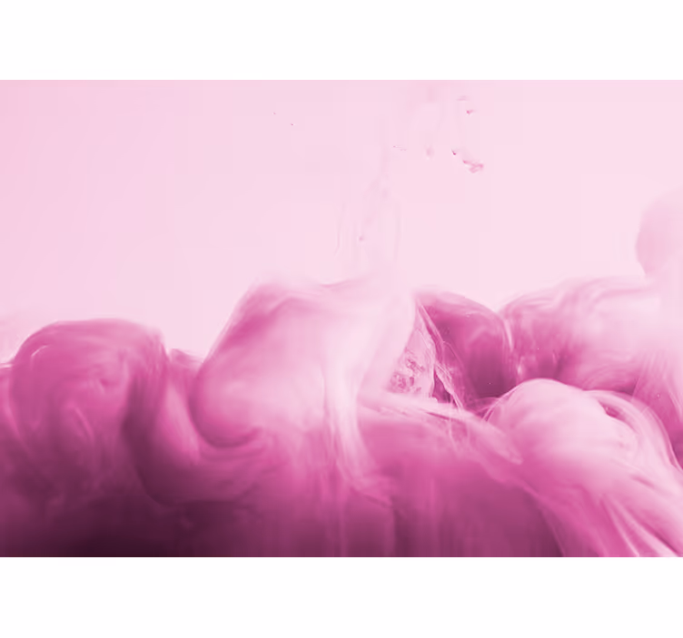 Fotomural abstracto flujo de humo rosa - TenVinilo