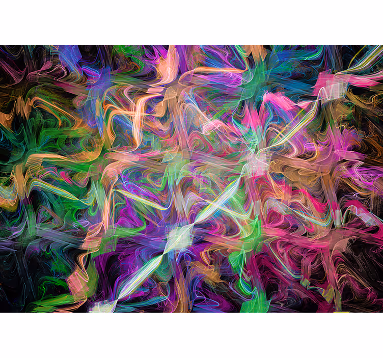 Fotomural abstracto remolinos abstractos vibrantes - TenVinilo