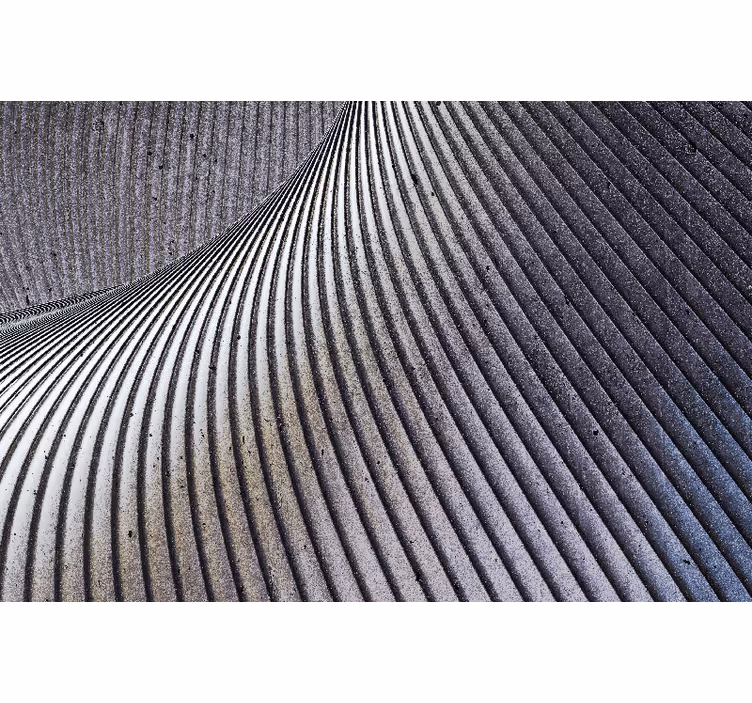 Fotomural textura patrones de arena curvados - TenVinilo