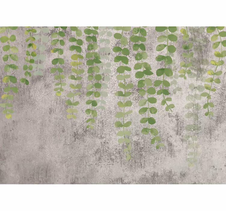 Fotomural naturaleza diseño de vegetación colgante - TenVinilo
