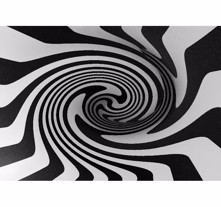 Fotomural abstracto efecto ilusión espiral - TenVinilo