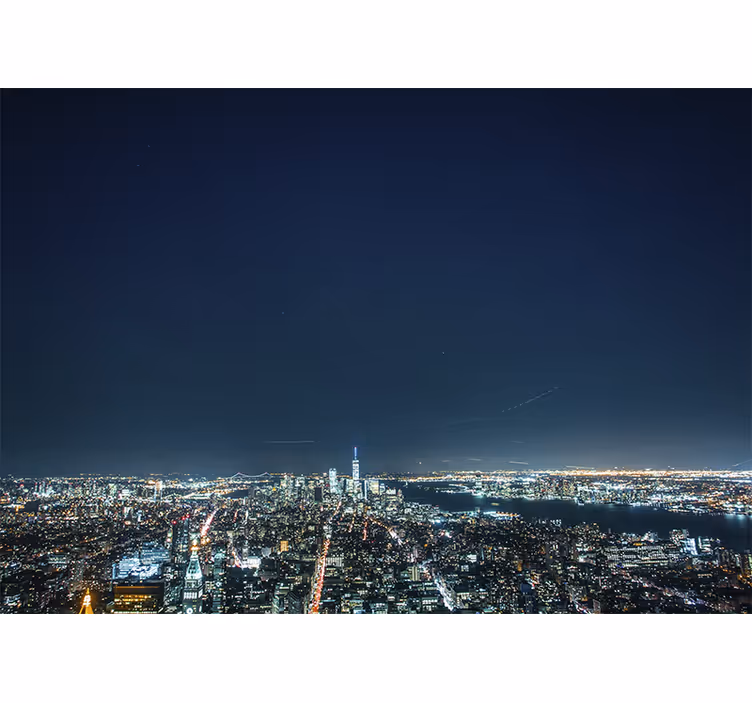 Fotomural nueva york vista nocturna - TenVinilo