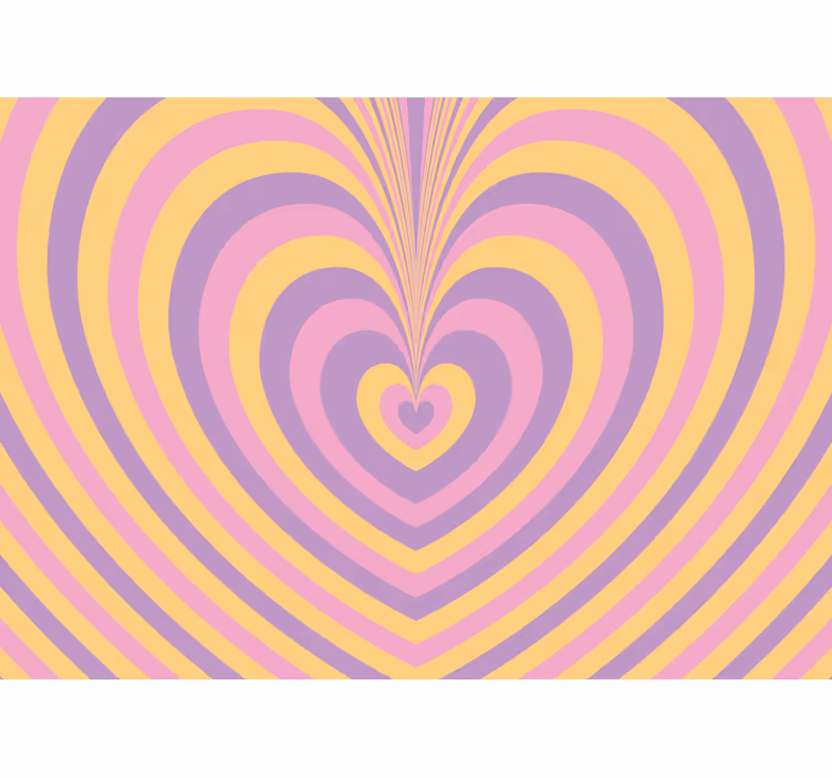 Fotomural de amor diseño de patrón de corazones - TenVinilo