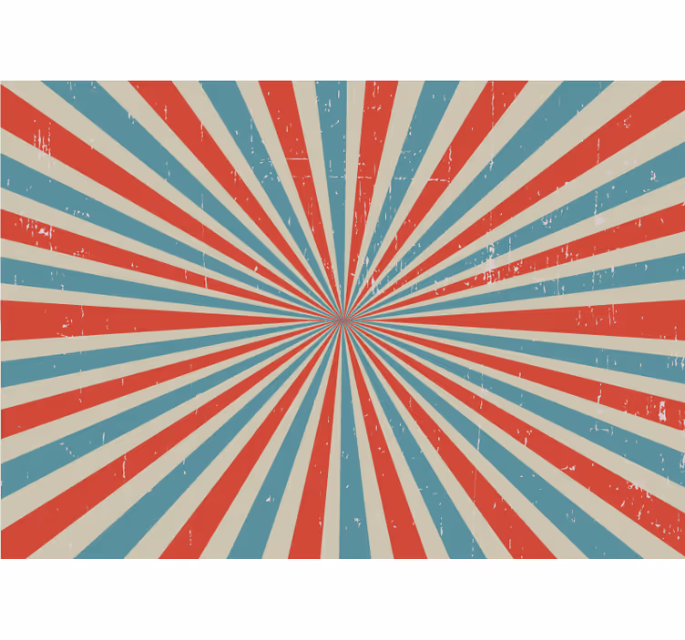 Fotomural arte urbano explosión de color radial - TenVinilo