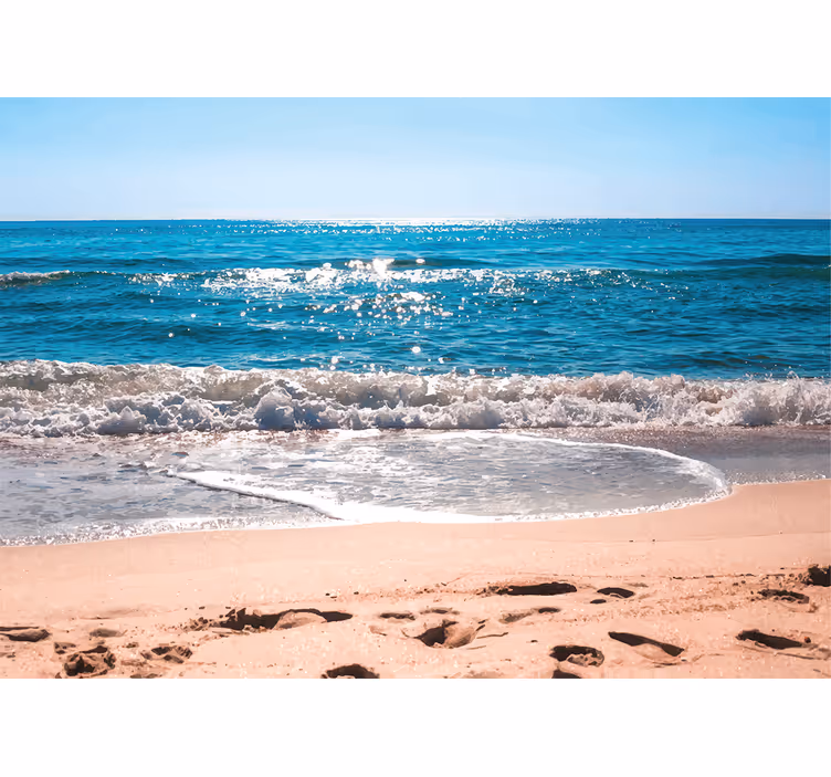 Fotomural mar tranquilidad junto a la playa - TenVinilo