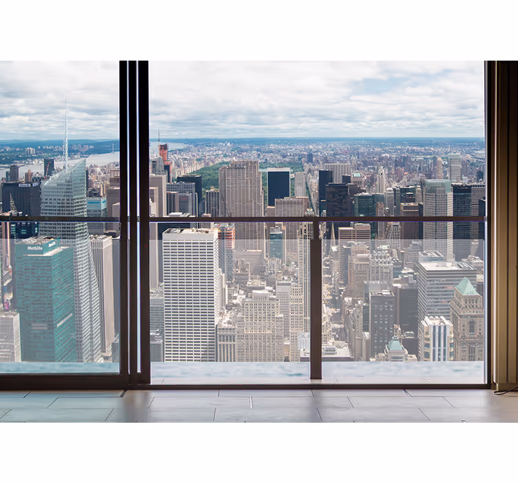 Fotomural ciudad skyline de nueva york - TenVinilo