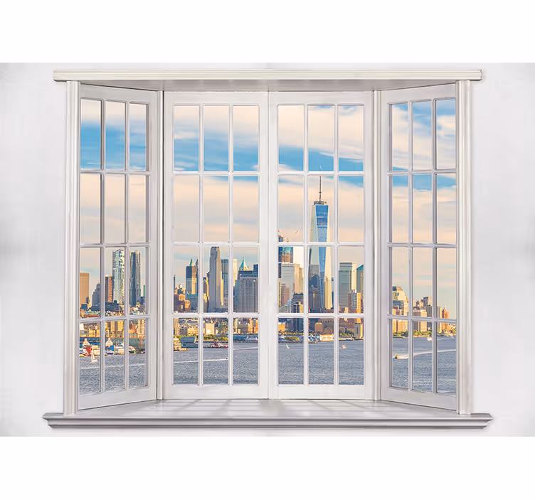 Fotomural nueva york vista del skyline - TenVinilo