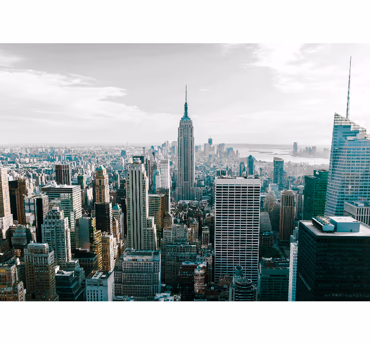 Fotomural nueva york horizonte icónico de la ciudad - TenVinilo