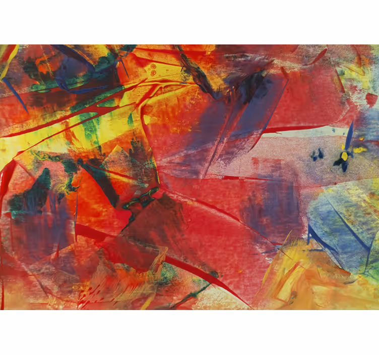 Fotomural abstracto fusión de color dinámico - TenVinilo