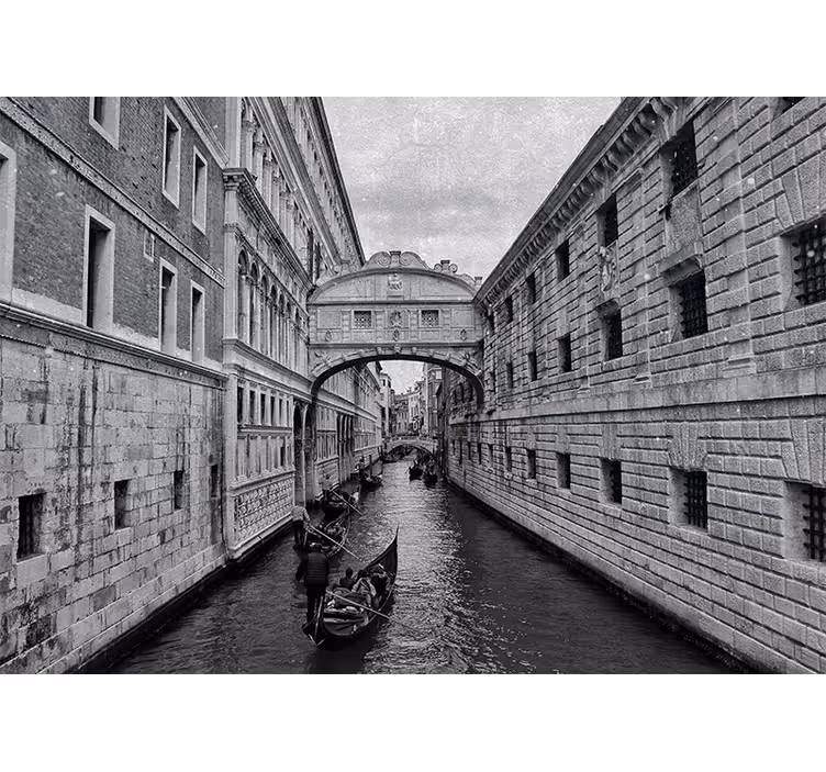 Fotomural ciudad vista del canal de venecia - TenVinilo