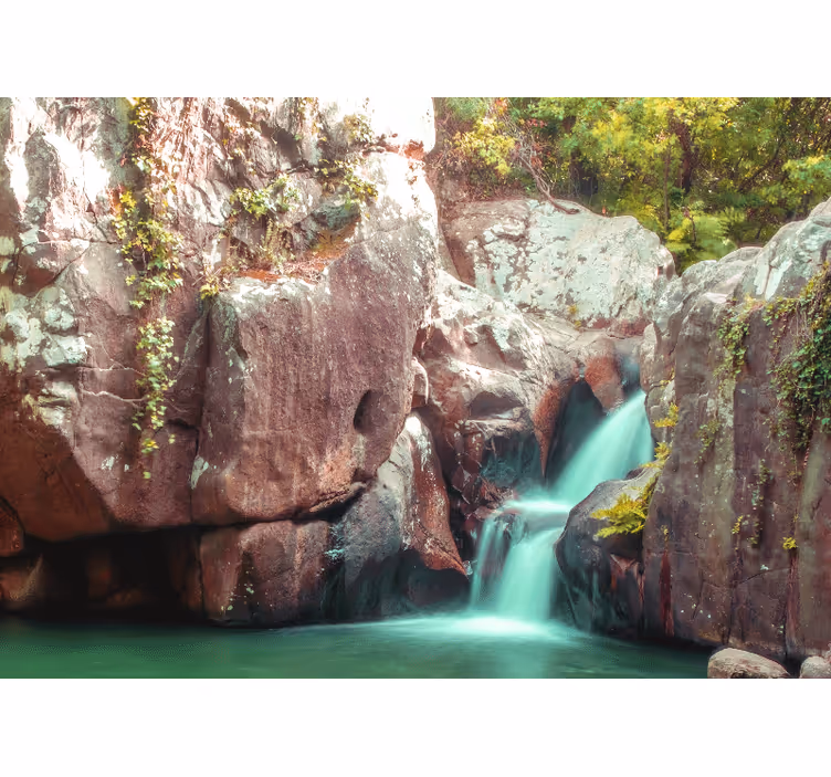 Fotomural naturaleza cascada tranquila - TenVinilo