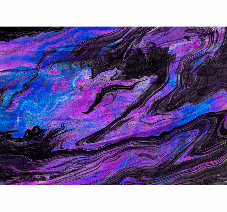 Fotomural abstracto patrones morados en espiral - TenVinilo