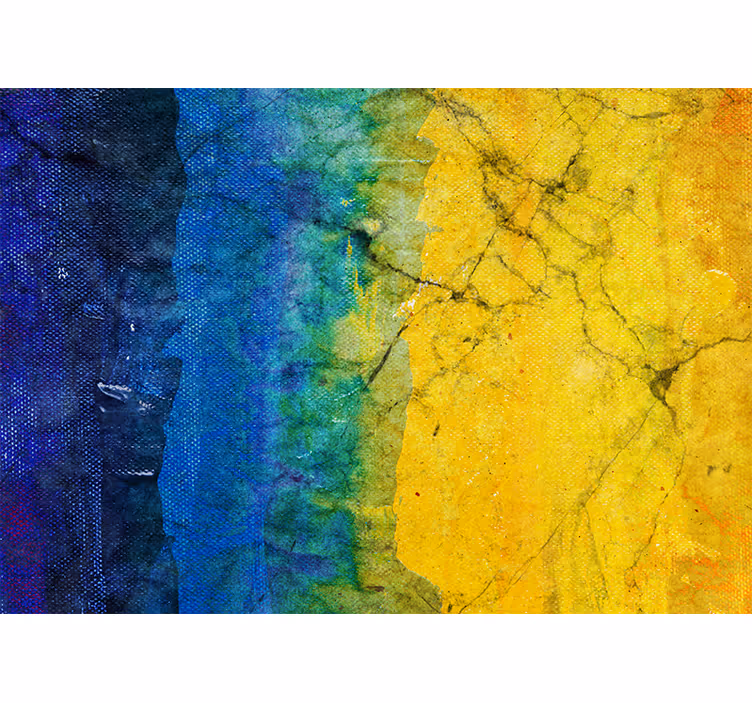 Fotomural abstracto mezclas de colores vibrantes - TenVinilo