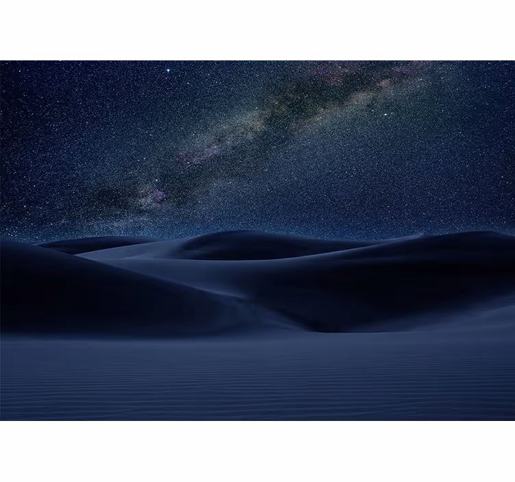 Fotomural espacio paisaje nocturno estrellado - TenVinilo