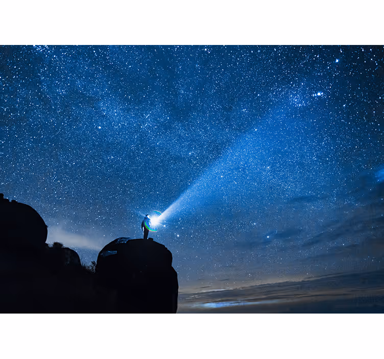 Fotomural espacio exploración del cielo estrellado - TenVinilo