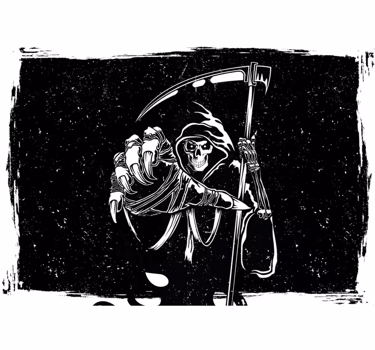 Fotomural halloween ilustración del segador - TenVinilo
