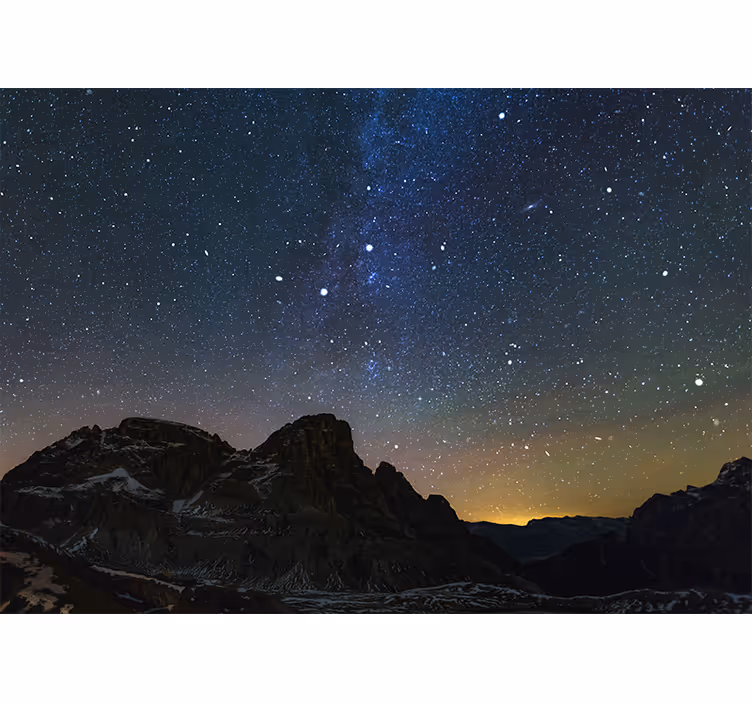 Fotomural espacio maravillas del cielo nocturno - TenVinilo