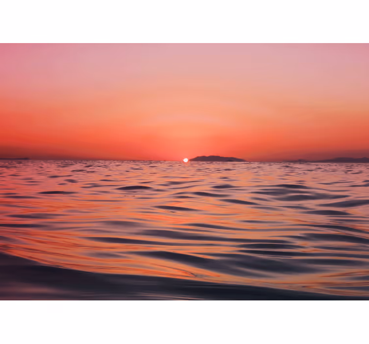 Fotomural mar crepúsculo sobre el mar - TenVinilo