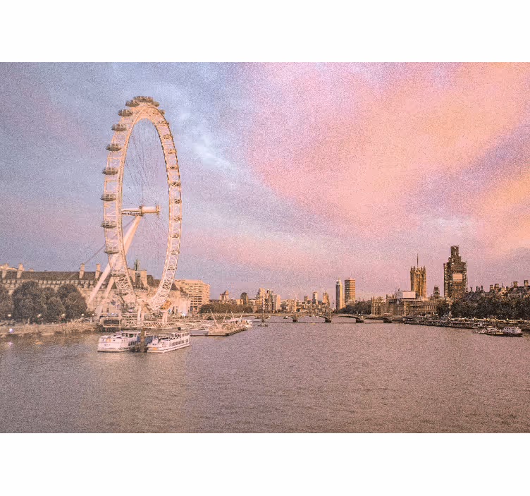Fotomural de londres vista del london eye - TenVinilo