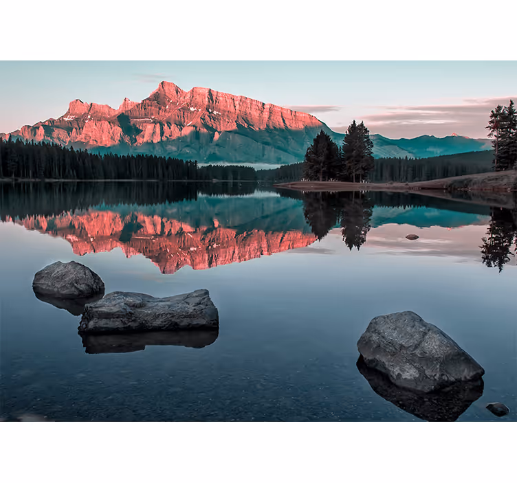 Papel pintado paisaje eco de montaña - TenVinilo