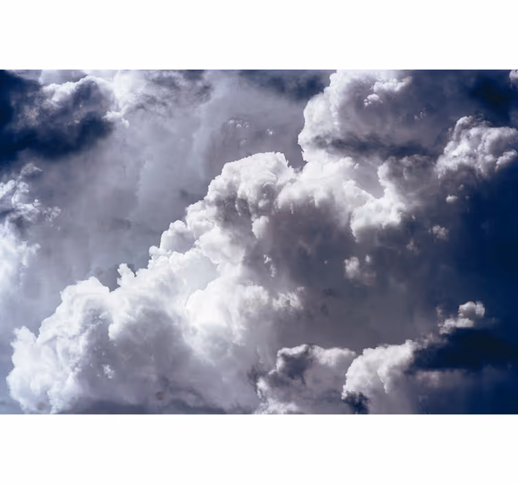 Fotomural cielo dramático paisaje de nubes - TenVinilo
