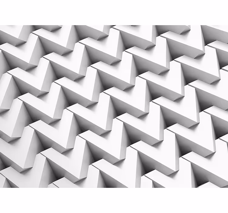 Fotomural textura chevron tridimensional - TenVinilo