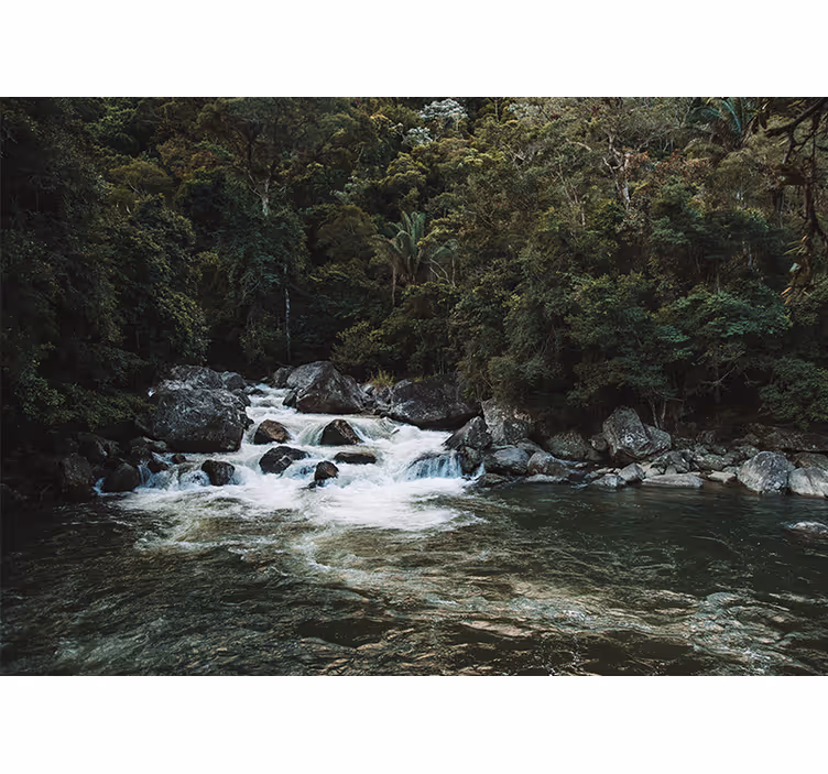 Fotomural naturaleza escena serena del río - TenVinilo