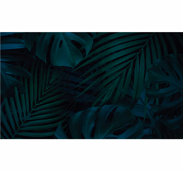 Papel pintado naturaleza exposición de verde tropical - TenVinilo