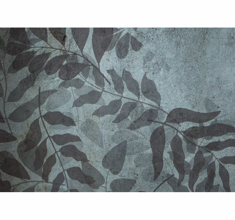Fotomural naturaleza patrones de hojas apagadas - TenVinilo