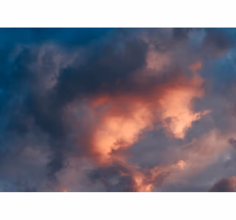 Fotomural cielo paisaje de nubes impactante - TenVinilo