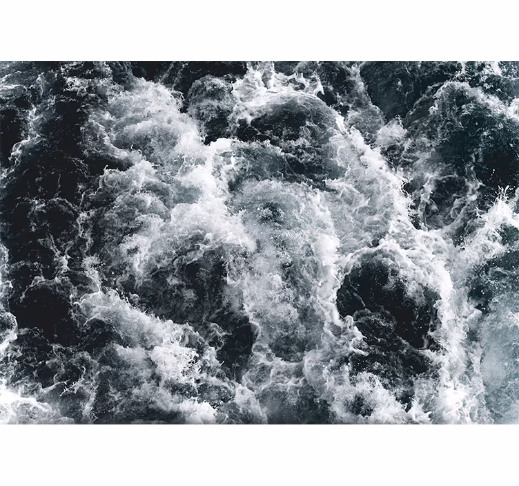 Fotomural mar olas del océano embravecidas - TenVinilo